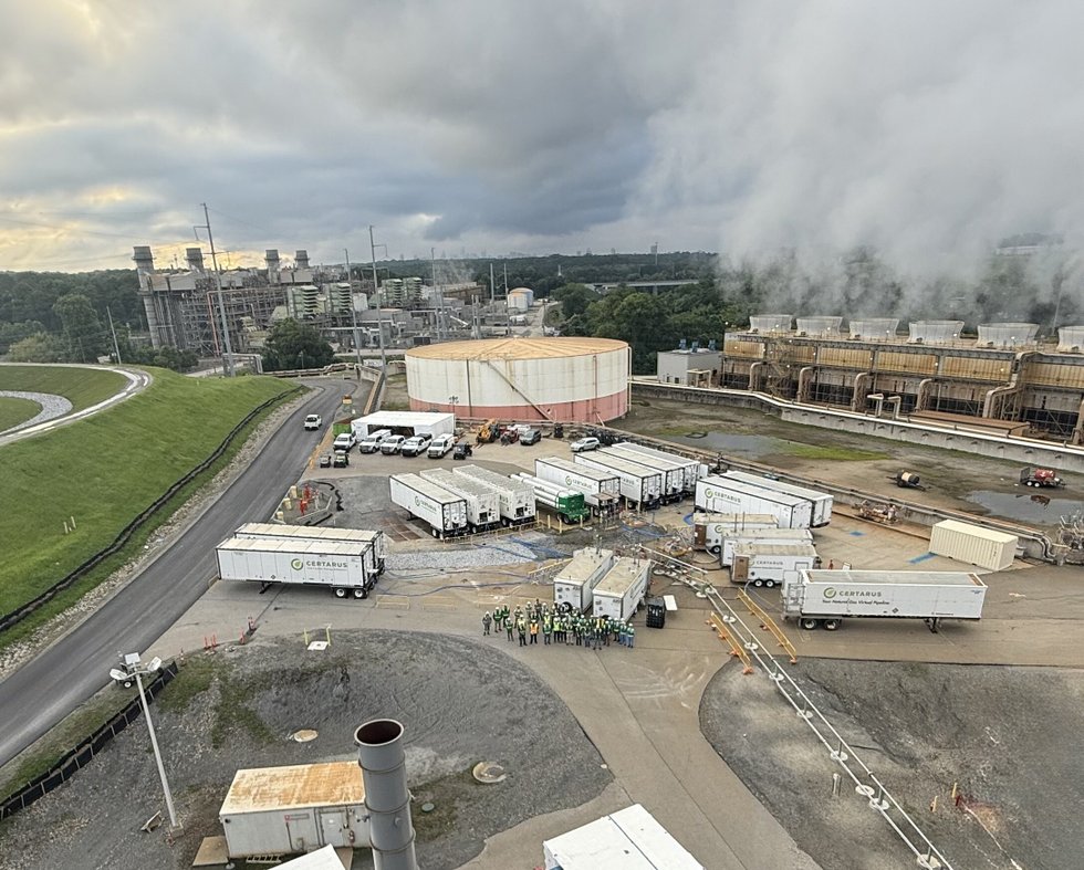 50% hydrogen blend testing completed at Georgia Power's Plant